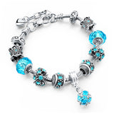 Charm Bracelet  w/Beads and Crystal - 210 Kreations
 - 3