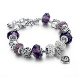 Charm Bracelet  w/Beads and Crystal - 210 Kreations
 - 9