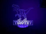 T Rex Dinosaur Night Light, Cool Personalized Night Light, Kids Bedroom Decor, Children's Lights, Nursery Night Light, Kids Bedrooms