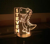 Kids Dinosaur Light, Desk Lamp, T Rex Light LED Neon Night Light, Kids Bedroom Decor, Children's Lights, Crewmate Night Light, Kids Bedrooms