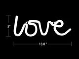 Pink LOVE Sign Neon LED Light, Bedroom Wall Decoration, Kids Bedroom Decor, Children's Lights,Nursery Night Light, Kids Bedrooms