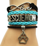 Rescue Mom Dog Paw Bracelet - 210 Kreations
 - 9