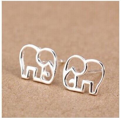 Cute Elephant Outline Earrings (Free + Shipping) - 210 Kreations
 - 1