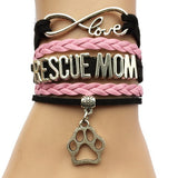 Rescue Mom Dog Paw Bracelet - 210 Kreations
 - 7