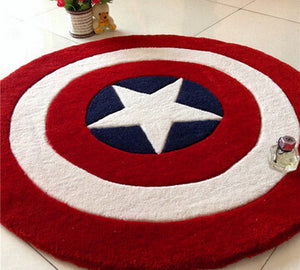 Captain America Round Rug - 210 Kreations
 - 1