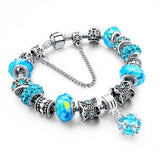 Charm Bracelet  w/Beads and Crystal - 210 Kreations
 - 10