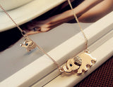 Cute Elephant Family Designer Necklace (Free + Shipping) - 210 Kreations
 - 1