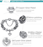 Silver Heart Charm Bracelet - 210 Kreations
 - 5