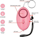 Safety Keychain Alarm with LED Flashlight, Safety Keychain accessories